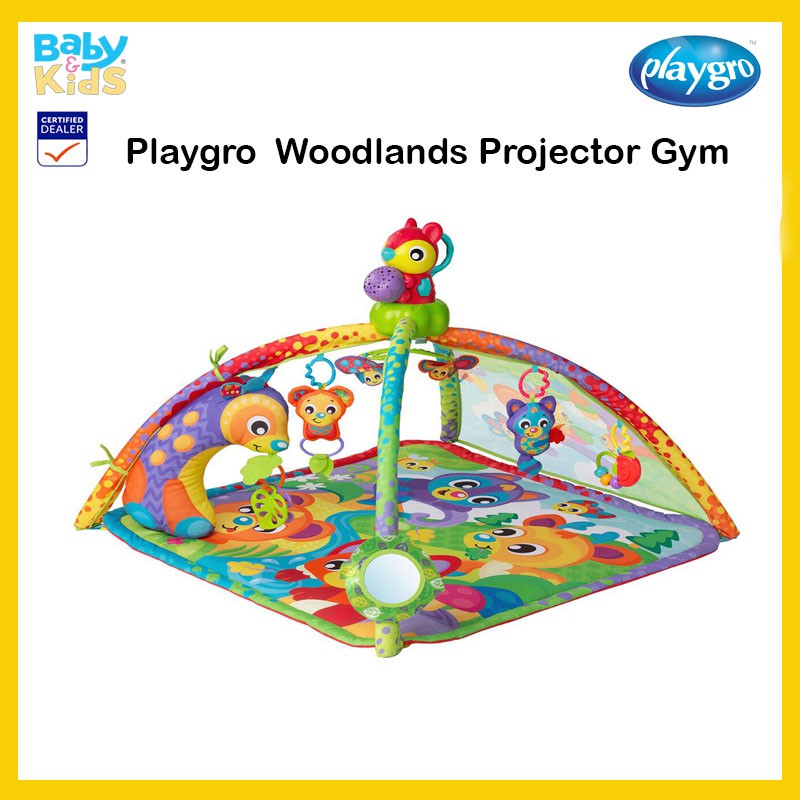 playgro-เพลย์แมท-เบาะนอนนุ่มสุดน่ารัก-woodlands-projector-gym