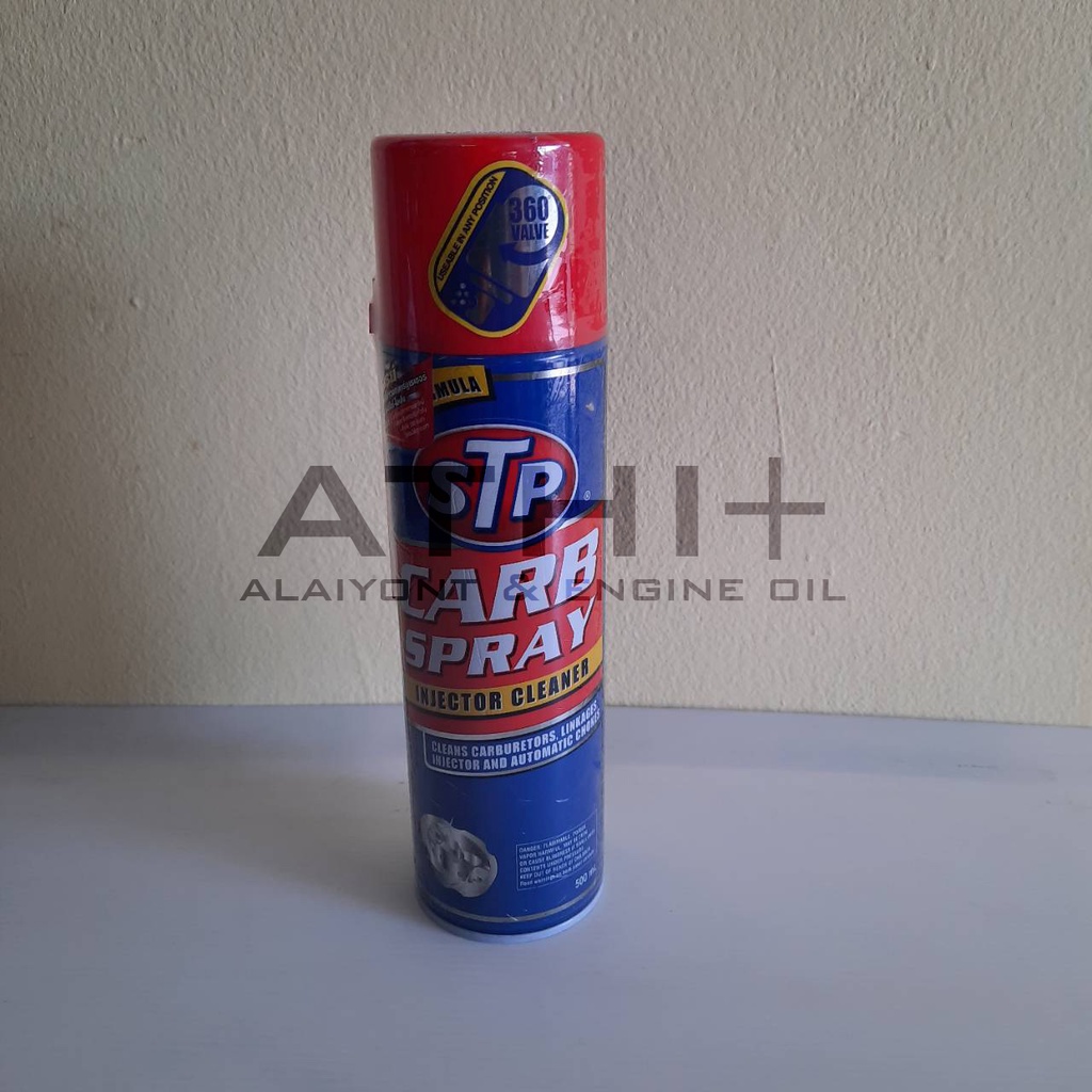 รูปภาพสินค้าแรกของSTP สเปรย์ทำความสะอาดหัวฉีด ปีกผีเสื้อ คาร์บูเรเตอร์ carb spray injector cleaner 500 ml