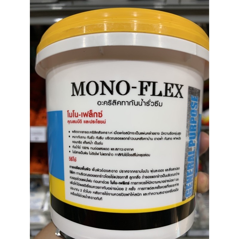 อะคริลิคกันน้ำรั่วซึม-mono-flex-ทำเองได้ไม่ต้องง้อช่าง