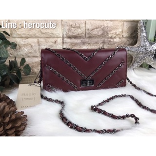 ZARA BASIC CHAIN BAG ส่งฟรีEMS