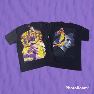 ผ้าฝ้าย 100%COTTONเสื้อยืดคอกลมลาย Kobe Bryant’ sizes-5xl