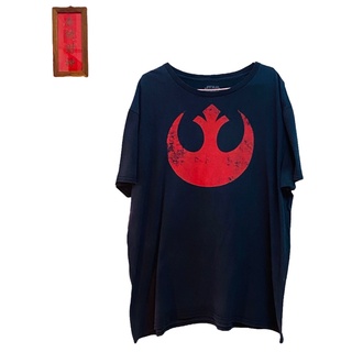 เสื้อยืดที่คุณต้องการเสื้อยืดวินเทจ Star Wars Rebel Alliance Emblem Symbol (L) มือสองขนาดเต็มS-5XL