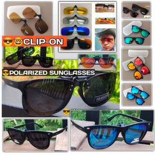 คลิปกันแดด คลิปออน แว่นตา กันแดด clipon  คลิปออนกันแดดเลนส์ polarized