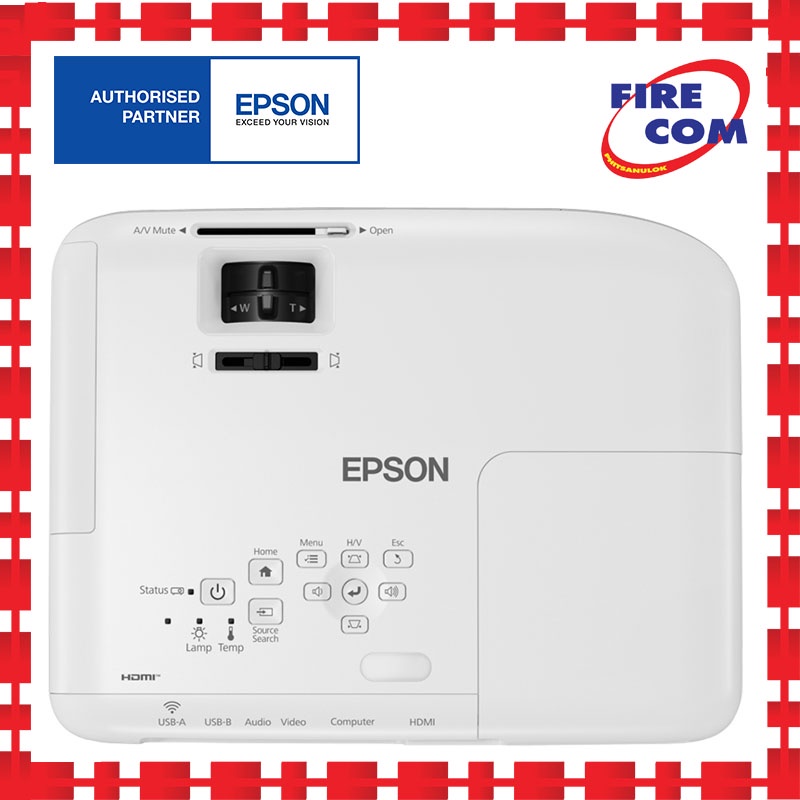 โปรเจคเตอร์-projector-epson-eb-x06-3lcd-hdmi-multimedia-สามารถออกใบกำกับภาษีได้