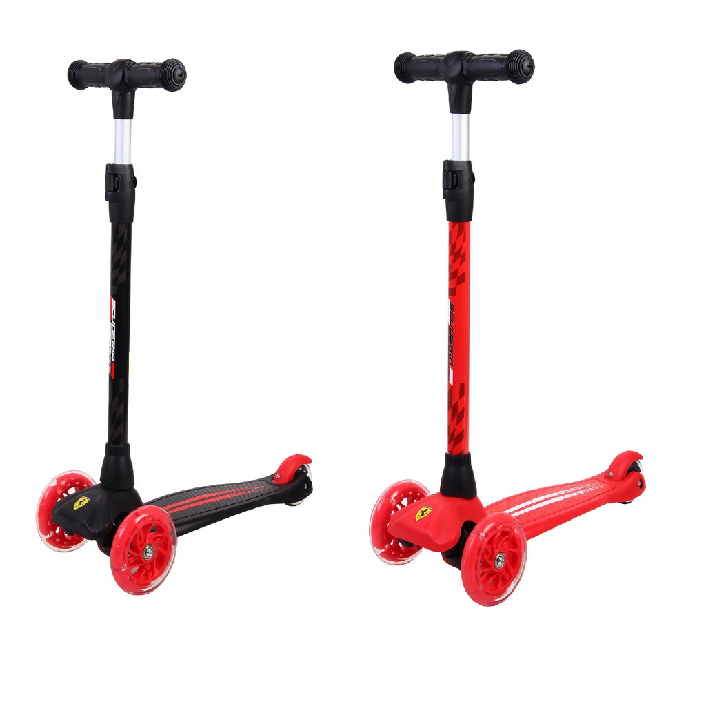 ferrari-twist-scooterเฟอร์รารี่-สกู๊ตเตอร์-3ล้อ-ล้อมีไฟ-มีเบรกหลัง-fxk5