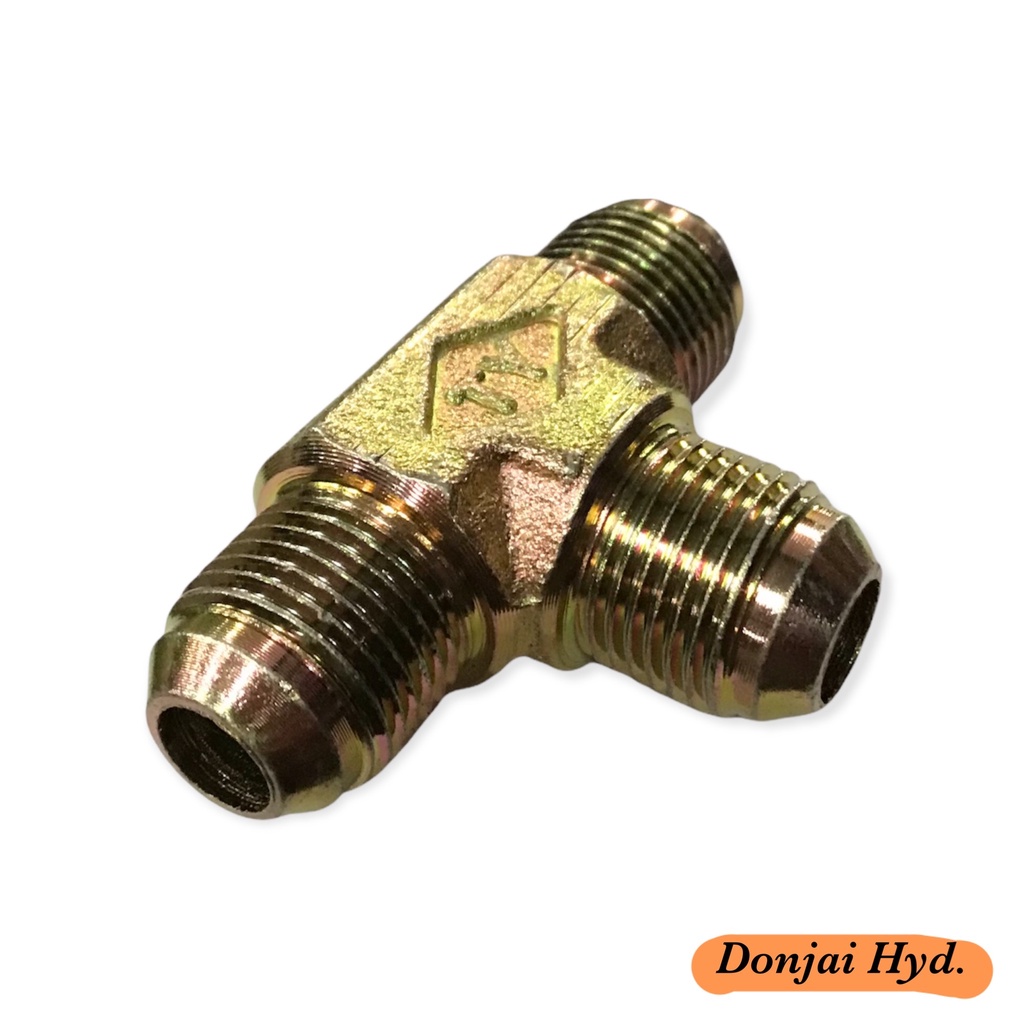 ข้อต่อไฮดรอลิค-hydraulic-union-tee-เกลียว-th-x-th-x-th-ข้อต่อสามทาง-เกลียวนอก-jic-37-x-jic-37-x-jic-37-250-bar