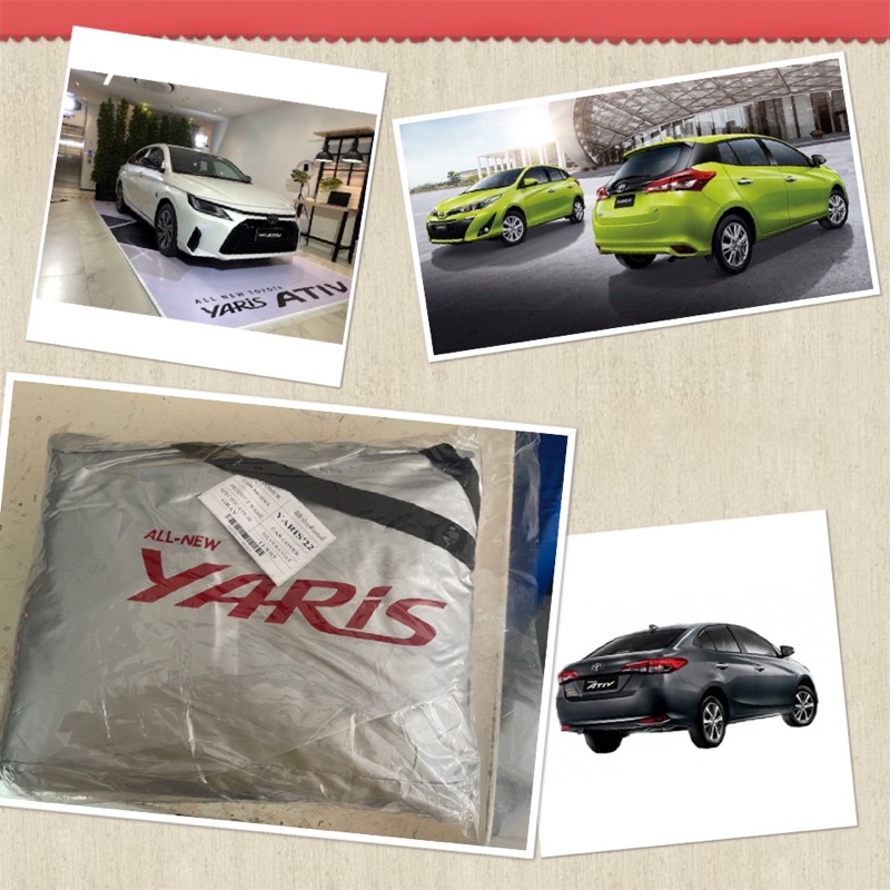 ภาพหน้าปกสินค้าผ้าคลุมรถ เก๋ง Toyota Yaris 5D 2005-2023 Hatchback 5 ประตู Ativ และรุ่น Cross เลือกรุ่นได้ที่คำสั่งซื้อครับ จากร้าน pongtornaofamornsettachai บน Shopee