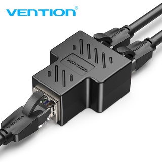 Vention อะแดปเตอร์ ปลั๊กซ็อกเก็ต สายเคเบิ้ล rj 45 (rj45 splitter 1 to 2 female lan ethernet) สําหรับ cat 5 cat 6 a cat 7