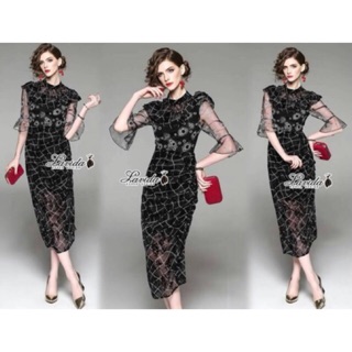 X126 C0 dress Lavida M 36-27-38 New ยาว 44