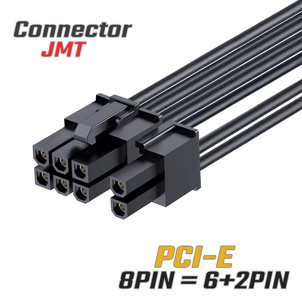 ภาพสินค้าPCI-E 8PIN TO PCI-E 8PIN Adapter Cable Connector JMT (สายแปลง PCI-E สำหรับการ์ดจอ ส่งในไทยประกัน1ปี จากร้าน playcooling บน Shopee ภาพที่ 8