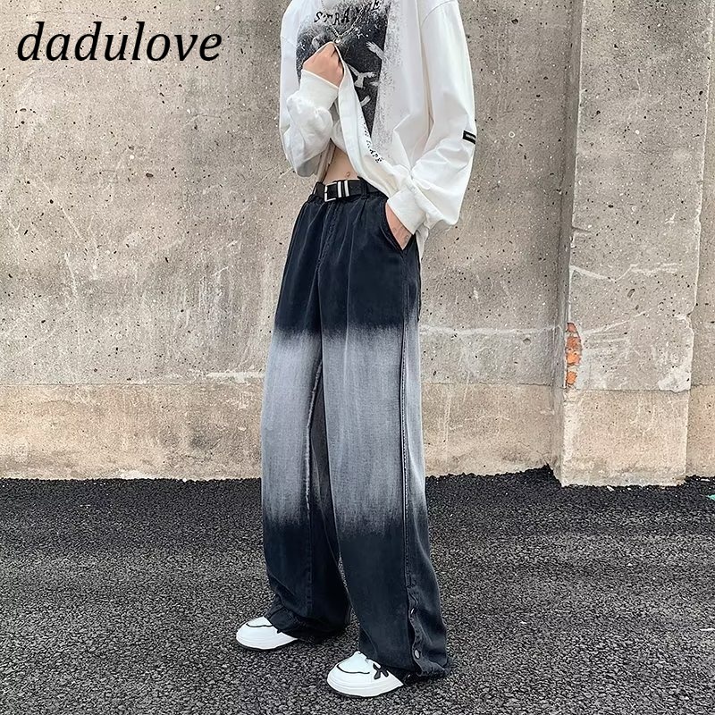 dadulove-new-korean-version-gradient-jeans-retro-loose-high-waist-niche-wide-leg-pants-fashion-womens-clothing