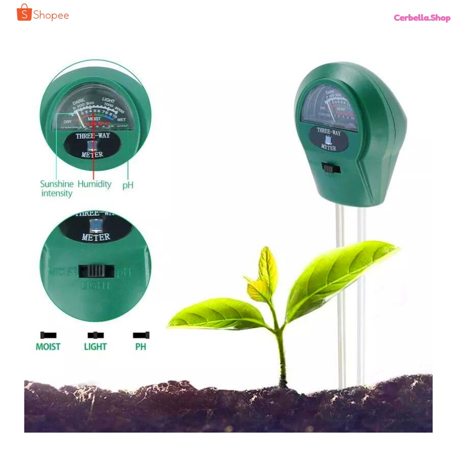 เครื่องวัดความชื้นดิน-3-in-1-เครื่องวัดค่า-ph-วัดแสง-วัดความชื้น-ความชื้น-วัดดิน-ด่าง-กรด-และความสว่าง-soil-ph-meter-วัด