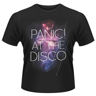 Wanyg เสื้อยืดแขนสั้น พิมพ์ลาย Panic At Disco Cosmic Official เหมาะกับของขวัญวันเกิด สไตล์คลาสสิก สําหรับผู้ชายสามารถปรั