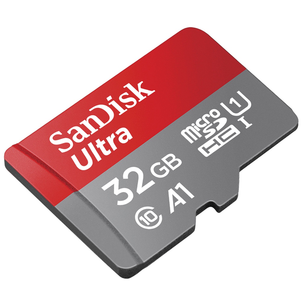 รูปภาพเพิ่มเติมของ Sandisk Ultra Micro SD Card 32GB Class10 A1 Speed 120MB/s SDHC (SDSQUA4-032G-GN6MN) เมมโมรี่ กล้องวงจรปิด กล้องติดรถ