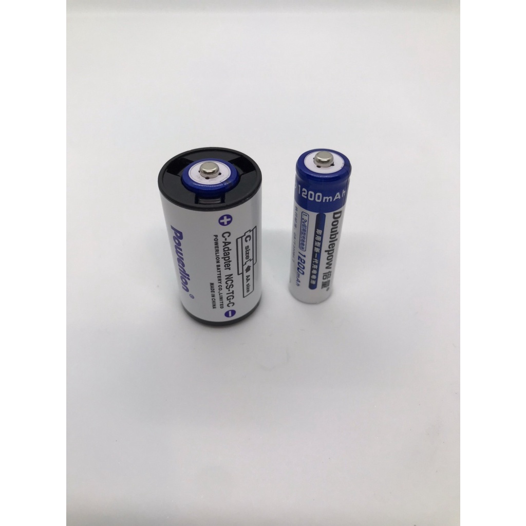 powerlion-ตัวแปลงถ่าน-aa-to-c-แปลงถ่านขนาด-aa-1-ก้อนเป็นถ่านขนาดกลาง-ราคาขายต่อ-1-ชิ้น