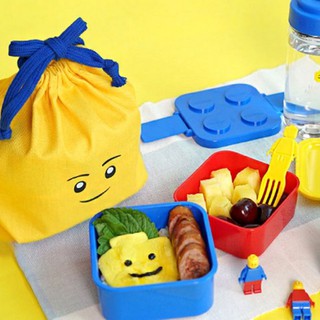 🇰🇷 พร้อมส่ง : ของแท้ OXFORD Lego Snack Box เลโก้กล่องข้าวเด็ก กล่องอาหารว่าง
