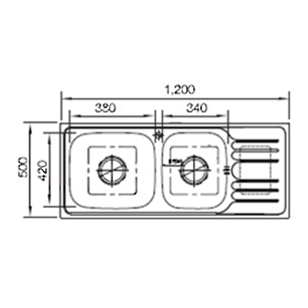 embedded-sink-built-in-2b1d-hafele-artemis-495-39-291-lhd-sink-device-kitchen-equipment-อ่างล้างจานฝัง-ซิงค์ฝัง-2หลุม-1ท