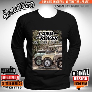 เสื้อยืด พิมพ์ลาย Land Rover landy Jeep defender Offroad 4WD สําหรับผู้ชาย