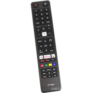 ใหม่ รีโมตคอนโทรล CT-8069 แบบเปลี่ยน สําหรับทีวี Toshiba พร้อม 3D NETFLIX 43L3653DB 43L3653DB 49U6663DB 65U6663DB