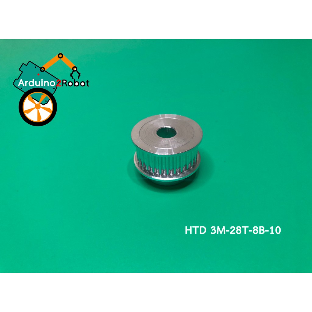 htd-3m-timing-pulley-28-teeth-bore-8mm-สำหรับสายพาน-3m-belt-width-10mm-htd-3m-28t-8b-10