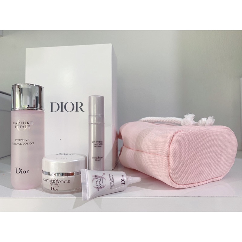 dior-capture-totale-set-มาพร้อมกระเป๋าเครื่องสำอางค์หูรูด-dior-สีชมพู