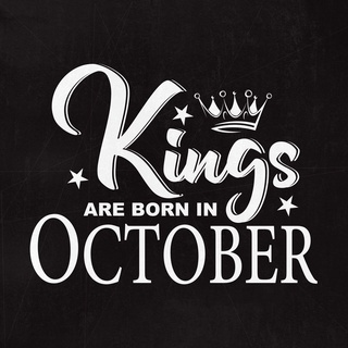 เสื้อยืดโอเวอร์ไซส์Kings Is Born in October svg File, King svg, Birthday Cut File, October svg, เสื้อเชิ้ตผู้ชาย, Born i