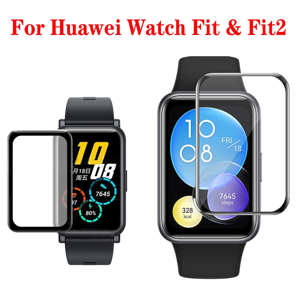 ภาพหน้าปกสินค้าสําหรับ Huawei Watch Fit2 ป้องกันหน้าจอ 3D โค้งเต็มรูปแบบ นิ่ม ฟิล์มป้องกัน สําหรับ Huawei Watch Fit / Fit mini Smartwatch ฟิล์ม