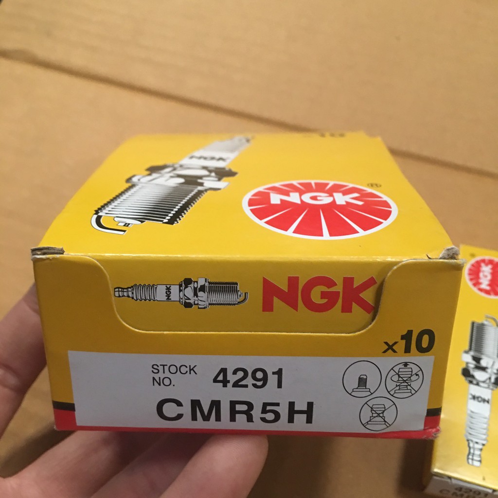 ngk-หัวเทียน-cmr5h-สำหรับเครื่องตัดหญ้า-4จังหวะ-จำนวน-1กล่อง-10หัว