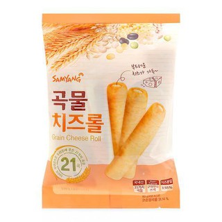 🔥HOT🔥Samyang Grain Cheese Roll ซัมยัง เกรน ชีสโรล ธัญพืชอบกรอบสอดไส้ชีส นำเข้าจากเกาหลี 80g