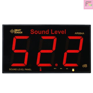 F &amp; L Smart Sensor Ar 884 A เครื่องวัดระดับเสียงดิจิตอลหน้าจอ Lcd 30-130 Db