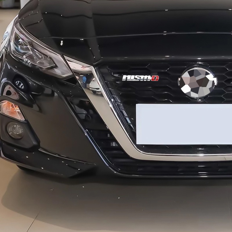 ป้ายตาข่ายโลหะ-รูปตัวอักษร-nissan-nismo-3d-สําหรับตกแต่งรถยนต์