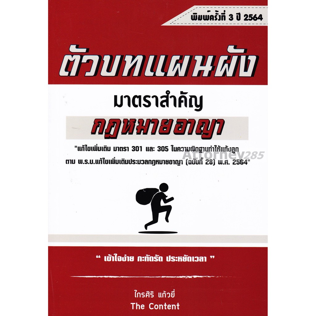 ตัวบทแผนผัง-มาตราสำคัญ-กฎหมายอาญา-ไกรศิริ-แก้วยี่