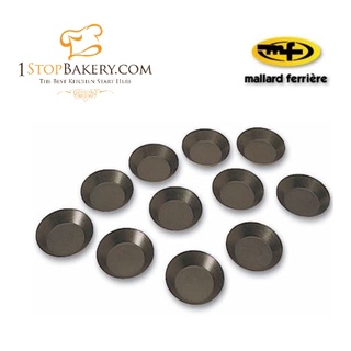 MF 10395 ROUND PLAIN TARTLET MOULD 70 MM. P/25