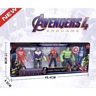 ถูกที่สุด! อเวนเจอร์ รุ่นมีไฟ ไซส์กลาง สูง 15 เซน เซ็ท 5 ตัว. Avengers model กล่องสวยงามเหมาะเป็นของขวัญ มีพร้อมส่ง