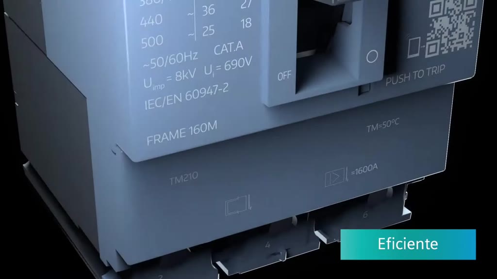 SIEMENS 3VM10, 11, 3P (16-160A) 36kA, (MCCB) Molded Case Circuit ...