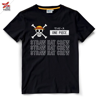 เสื้อยืดโอเวอร์ไซส์Dextreme เสื้อวันพีซ One Piece ไอคอนลูฟี่ (DOP-1296-P)S-3XL