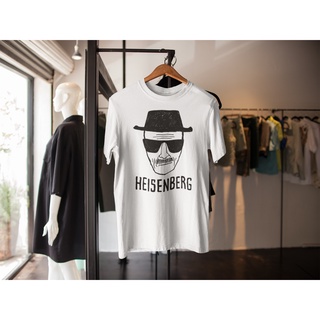 เสื้อยืดแขนสั้นลําลอง คอกลม พิมพ์ลาย Breaking Bad Heisenberg Hermanos สีขาว สําหรับผู้ใหญ่