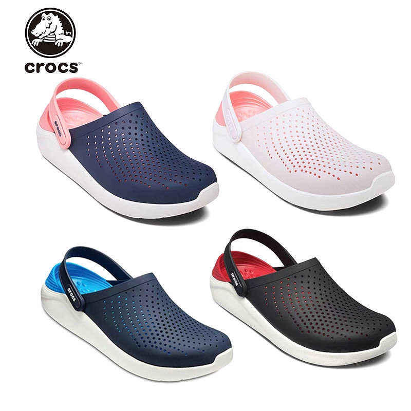 ภาพหน้าปกสินค้าUnisex Basic Crocs shoes LiteRide Clog Original 100%