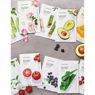 ของแท้100% NATURE REPUBLIC REAL NATURE MASK SHEET 23ml 14สูตร แผ่นมาส์กหน้า มาร์คหน้า มาร์กหน้า