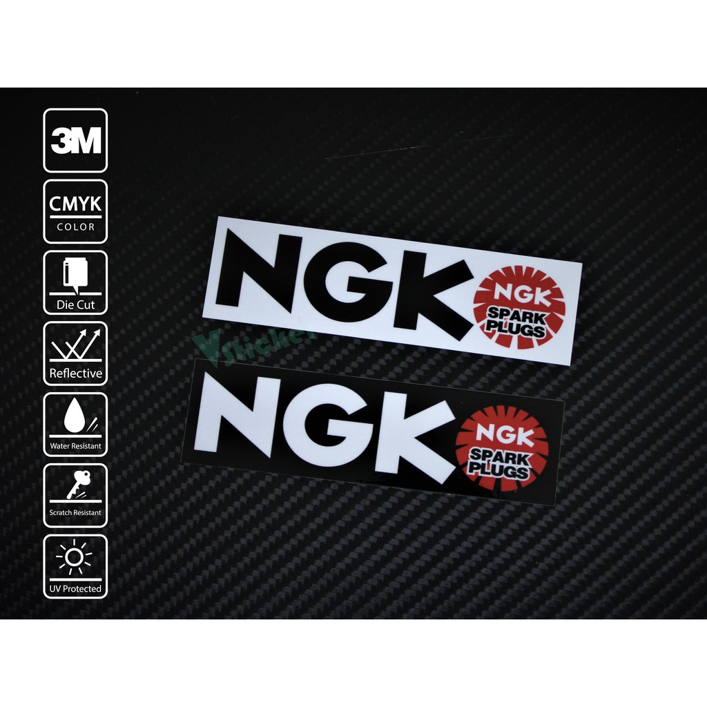 สติ๊กเกอร์ติดรถ Sticker NGK 073 | Shopee Thailand