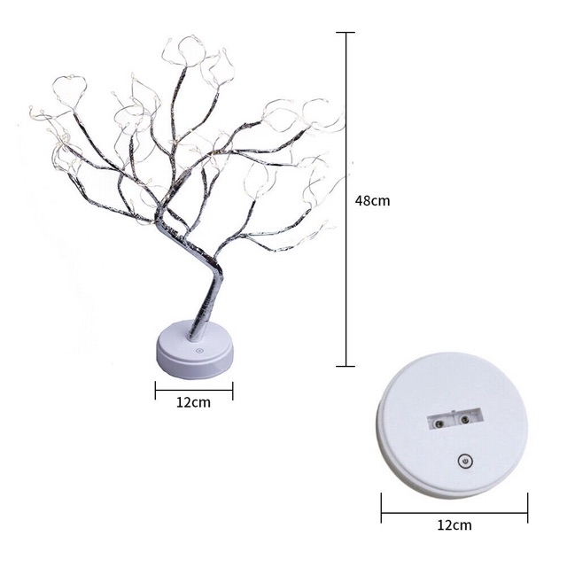 โคมไฟled-โคมไฟตั้งโต๊ะ-โคมไฟหัวเตียง-ทรงต้นไม้-เสียบusb-รุ่นใหม่led-highpower-สว่างแสงสวยนุ่มนวล