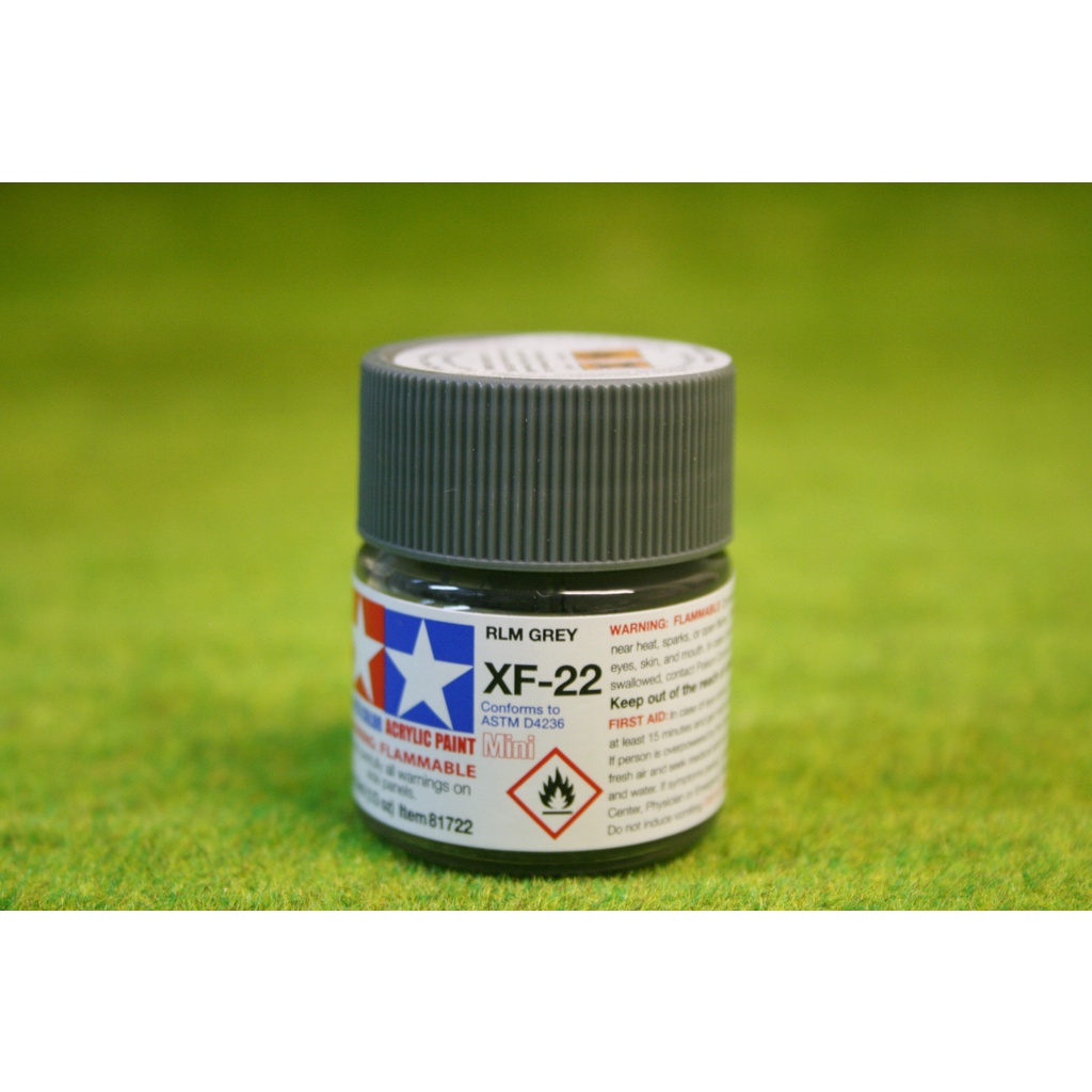 สีสูตรน้ำทามิย่า Acrylic XF22 RLM Grey 10ml | Shopee Thailand