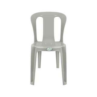 โต๊ะ เก้าอี้ เก้าอี้พลาสติก SPRING NORMA CHAIR สีเทา เฟอร์นิเจอร์นอกบ้าน สวน อุปกรณ์ตกแต่ง PLASTIC CHAIR SPRING GRAY