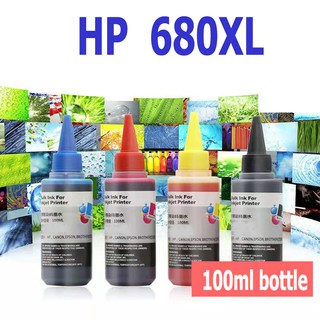 HP 680XL หมึก HP 680 ดำ HP680XL L หมึกรีฟิลใช้ได้กับ HP 1115 1118 2135 2138 4538 4678 2600 3635 3636 3638 3838 2600 5000