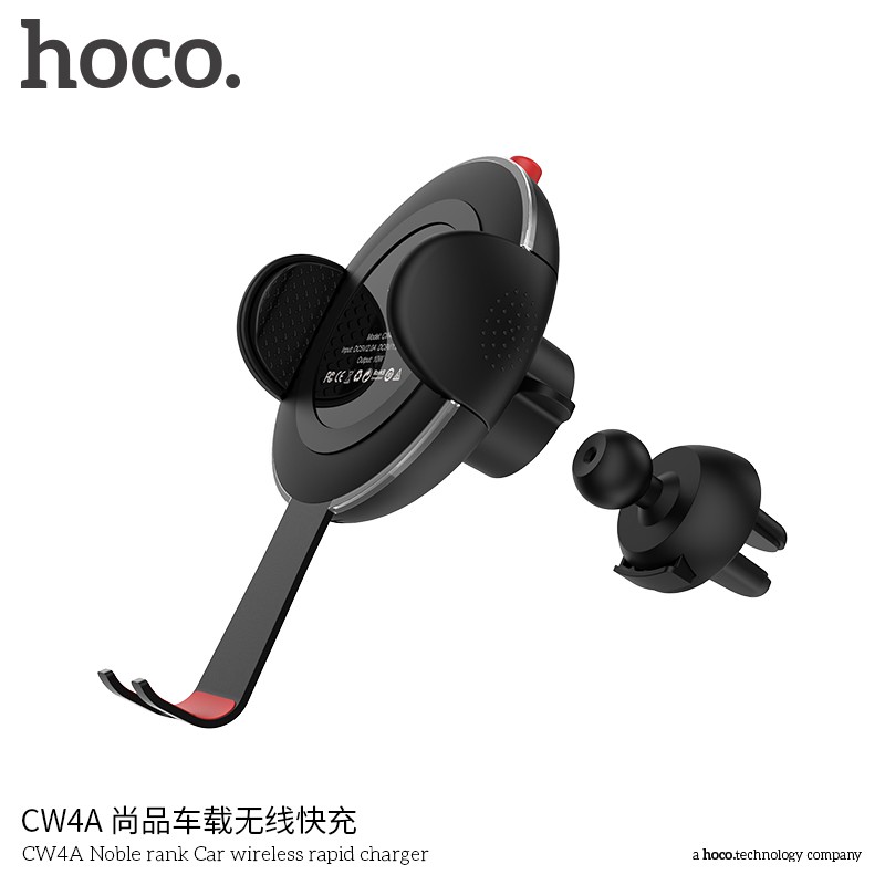 hoco-cw4a-ที่ชาร์จไร้สาย-ยึดกับช่องแอร์รถ-พร้อมประกัน-1-ปี-ราคาโล๊ะสต๊อก