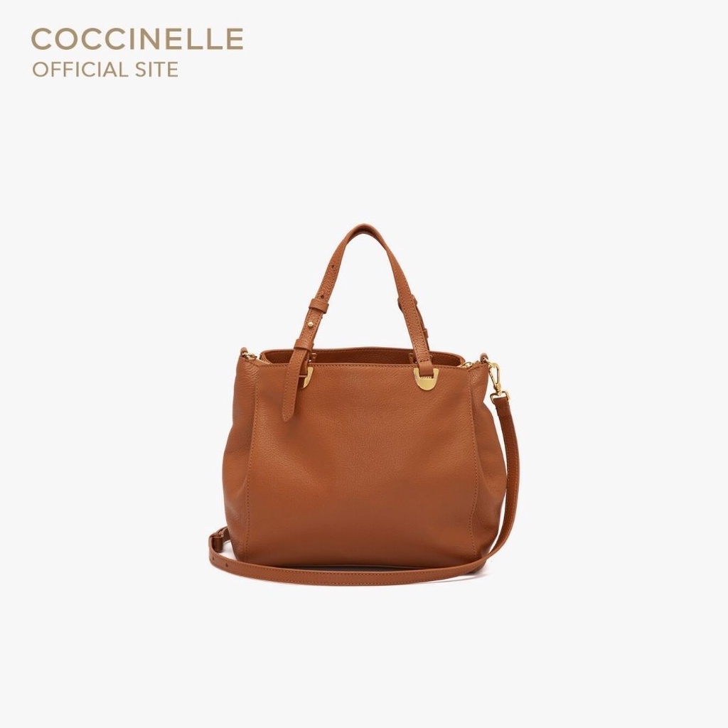 coccinelle-กระเป๋าถือผู้หญิง-รุ่น-lea-handbag-180101-สี-caramel