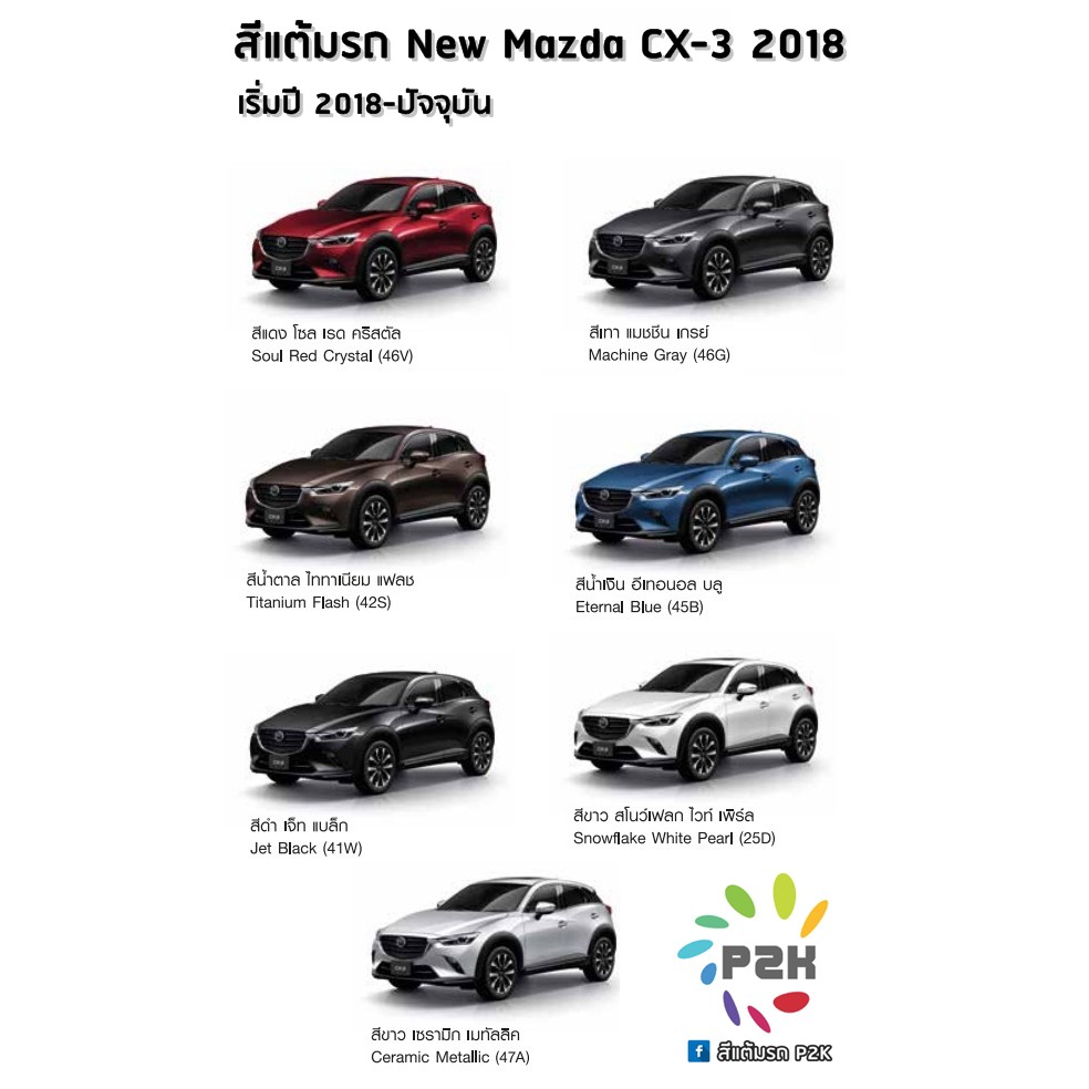 สีสเปรย์-bon-spray-anu-mazda-สีพ่นรถยนต์-เกรด-2k-กี่งเงา-mazda3-mazda2-cx5-cx3-bt50