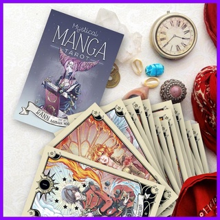 ภาพหน้าปกสินค้าไพ่ทาโรต์ ลาย Mystical Manga ทนทาน แฟชั่น สําหรับผู้ที่ชื่นชอบไพ่ทาโรต์ จํานวน 78 ชิ้น ที่เกี่ยวข้อง