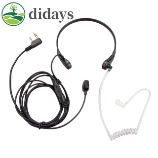 ภาพหน้าปกสินค้าDidays ชุดหูฟังไมโครโฟนอะคูสติก 2Pin PTT สําหรับ Baofeng UV-5R ที่เกี่ยวข้อง