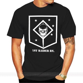 เสื้อยืดโอเวอร์ไซส์สินค้าใหม่แนวโน้มขายร้อน RAIDER BN เสื้อยืด/ USMC/ RECON/ FORCE RECON/ MARSOC/ MARINE RAIDER mens t เ